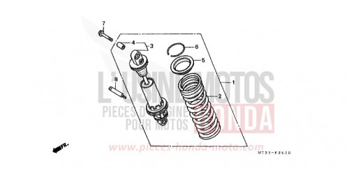 KISSEN, HINTEN ST1100AR de 1994